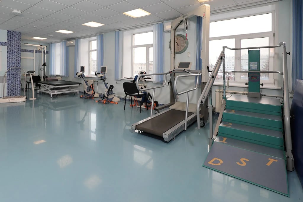 Помещение для двигательной реабилитации, зал ЛФК 301 | Клинический Институт Мозга